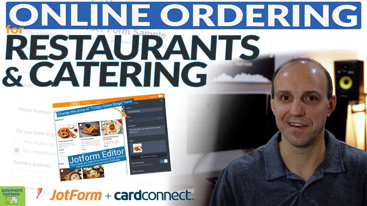 Payment System - Online Ordering for Restaurants & Catering - JotForm + CardConnect Merchant Account