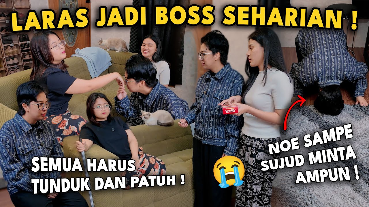 SEMUA HARUS PATUH ‼️LARAS JADI BOSS SEHARIAN !