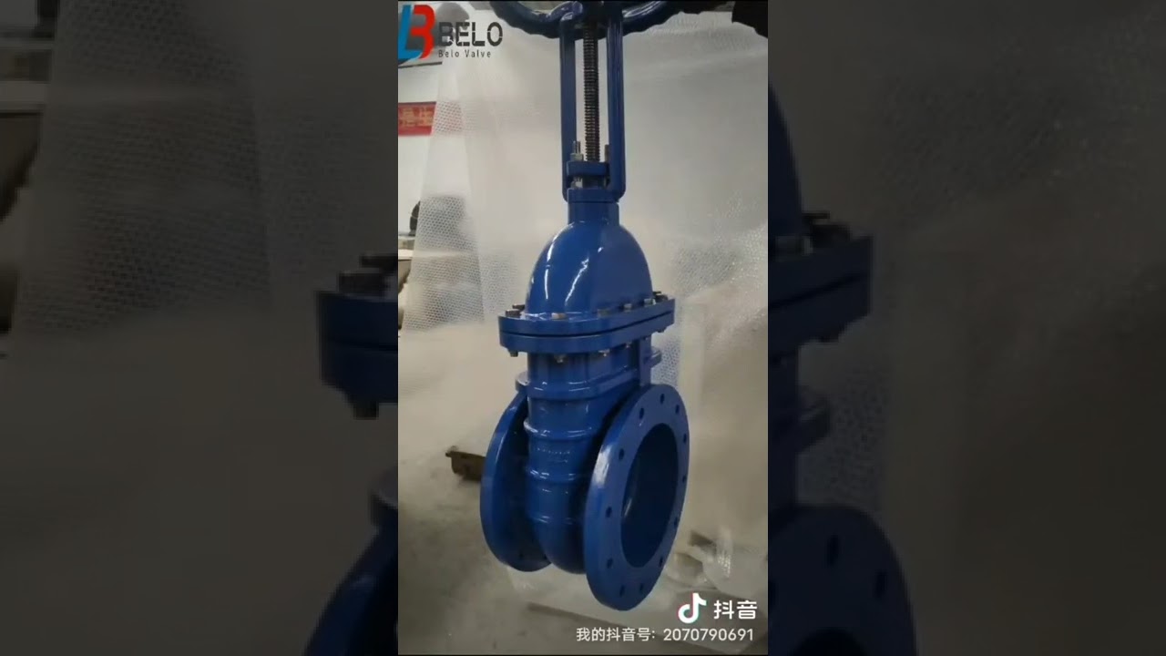 Supplier of DIN F4 cast iron and ductile cast iron metal hard sealing gate valve Belo Valve