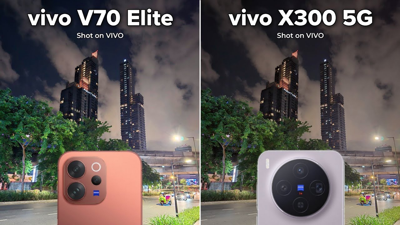 Vivo V70 Elite VS Vivo X300 Camera Test Comparison 