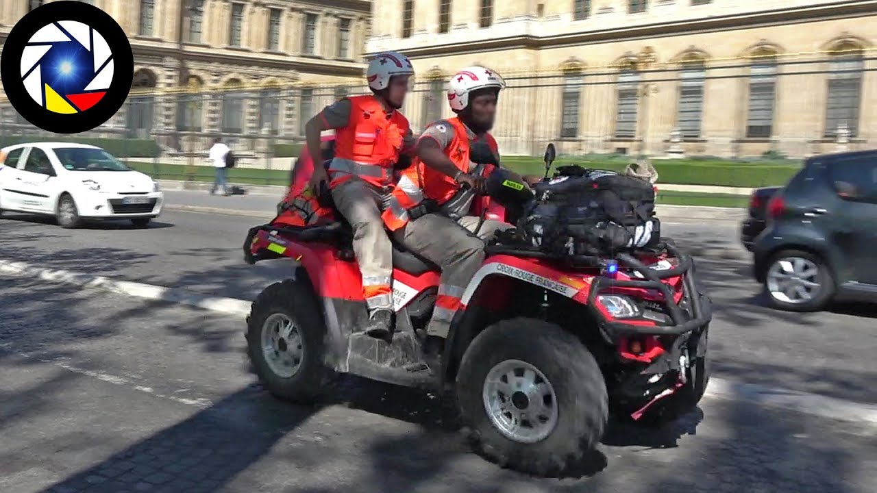 [RARE]  Quad Croix-Rouge française à Paris // Red Cross Quad responding