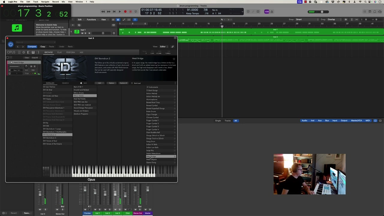 Working with Storm Drums! #eastwest #stormdrums #samplelibrary