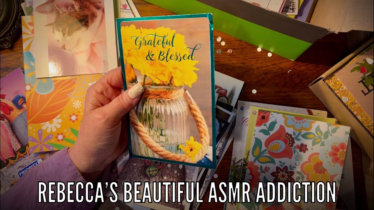 Organizing Greeting Cards! (No talking version) Punching & Ringing card stock paper for storage!