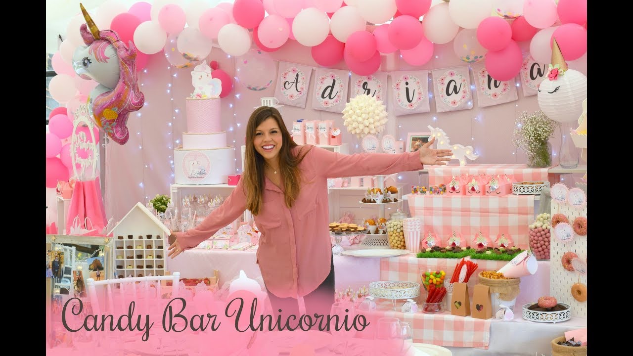 Como montar MESA DULCE O mesa de postres DE UNICORNIO, MILES DE IDEAS