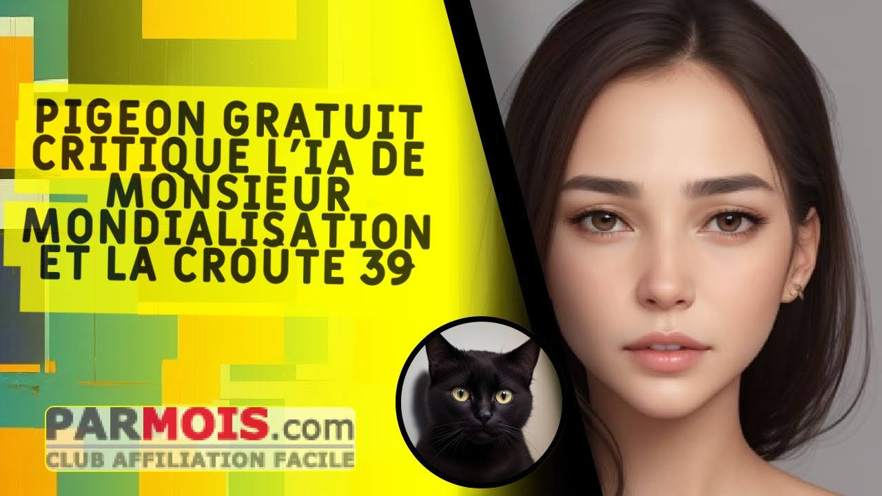 Pigeon Gratuit critique l'IA de Monsieur Mondialisation et La Croûte 39