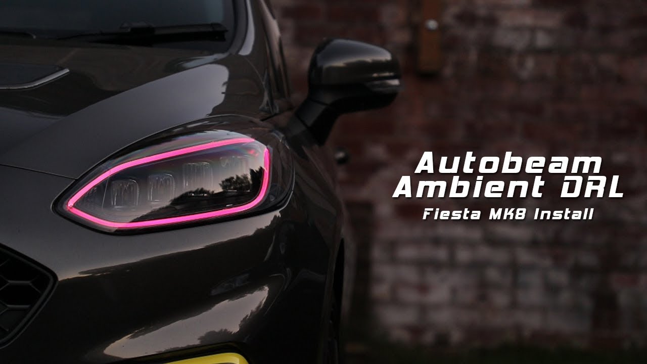 MK8 Fiesta Ambient LED DRL install