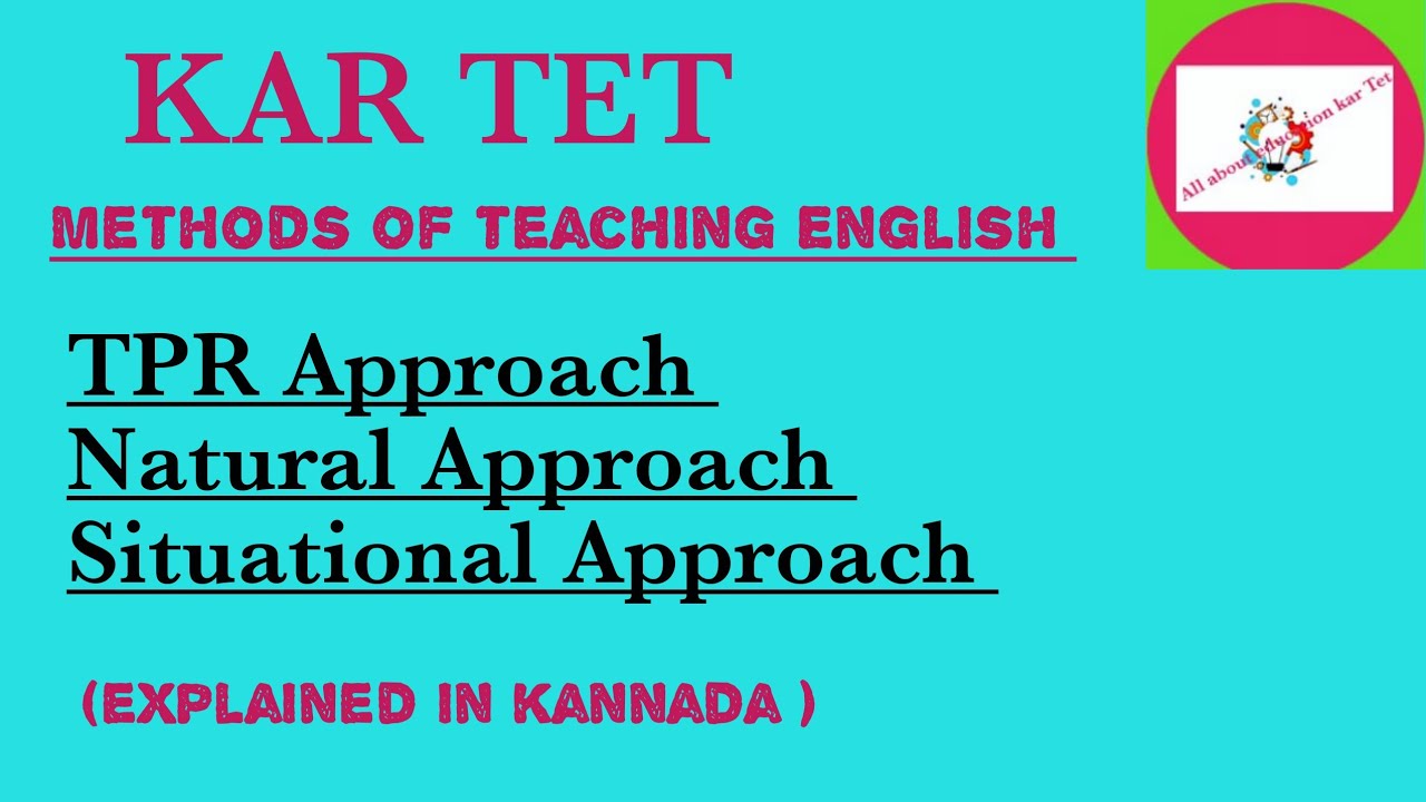 Tet/Ctet-Methods/Approaches of teaching English language| Teaching Methods
