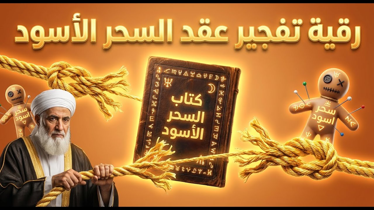 رقية فك السحرالأسود السفلي فك سحر الربط المعقود أقوى رقية شرعية لإبطال سحرالطلاسم والنجاسات من الجسد
