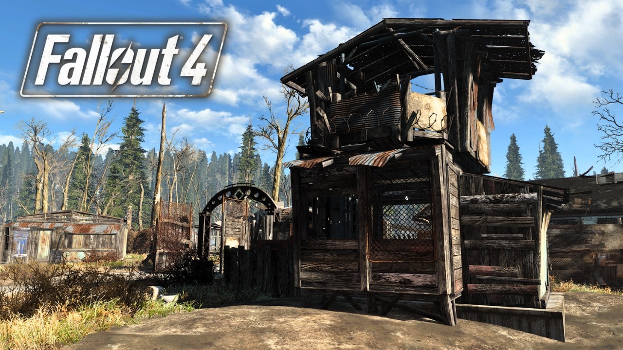 Roof & Structure Repair - Fallout 4 Settlement Build at Sanctuary Hills PART 2