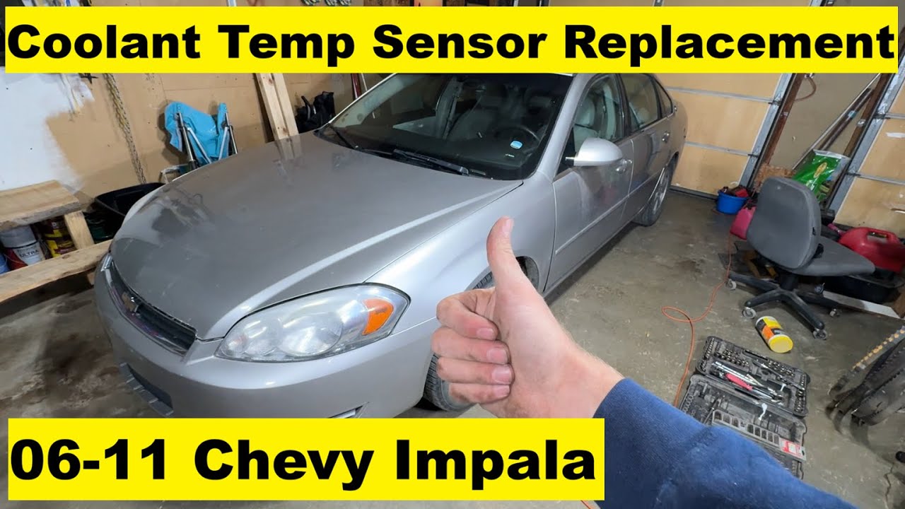 Замена датчика температуры охлаждающей жидкости для Chevy Impala 06 07 08 09 10 11 2006 2007 2008...