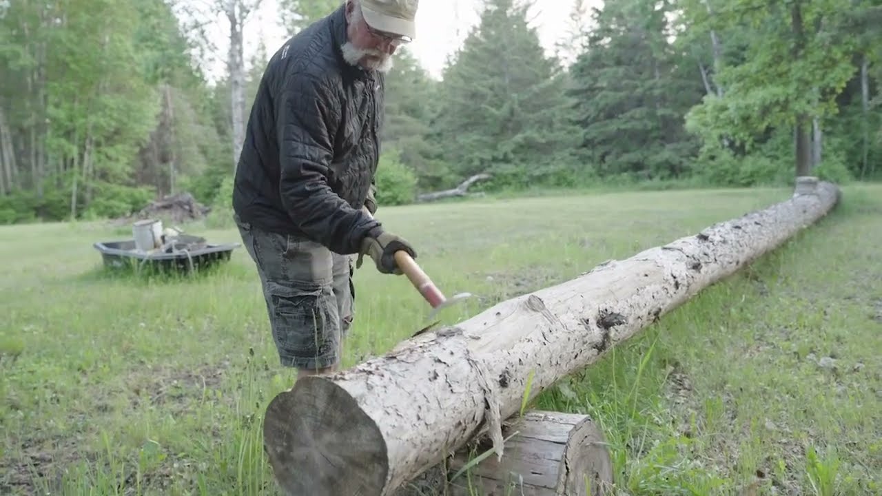 Marc builds 35 foot bridge
