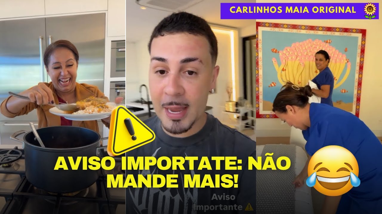DERAM EM CIMA DE CARLINHOS MAIA, ELE MANDA RECADO 😂😂 | CARLINHOS MAIA 🌻