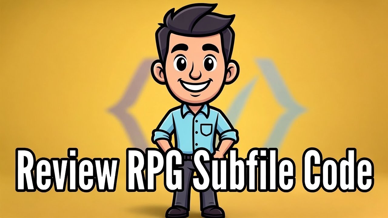 RPG 101 - Subfile 3 review of RPG subfile program code