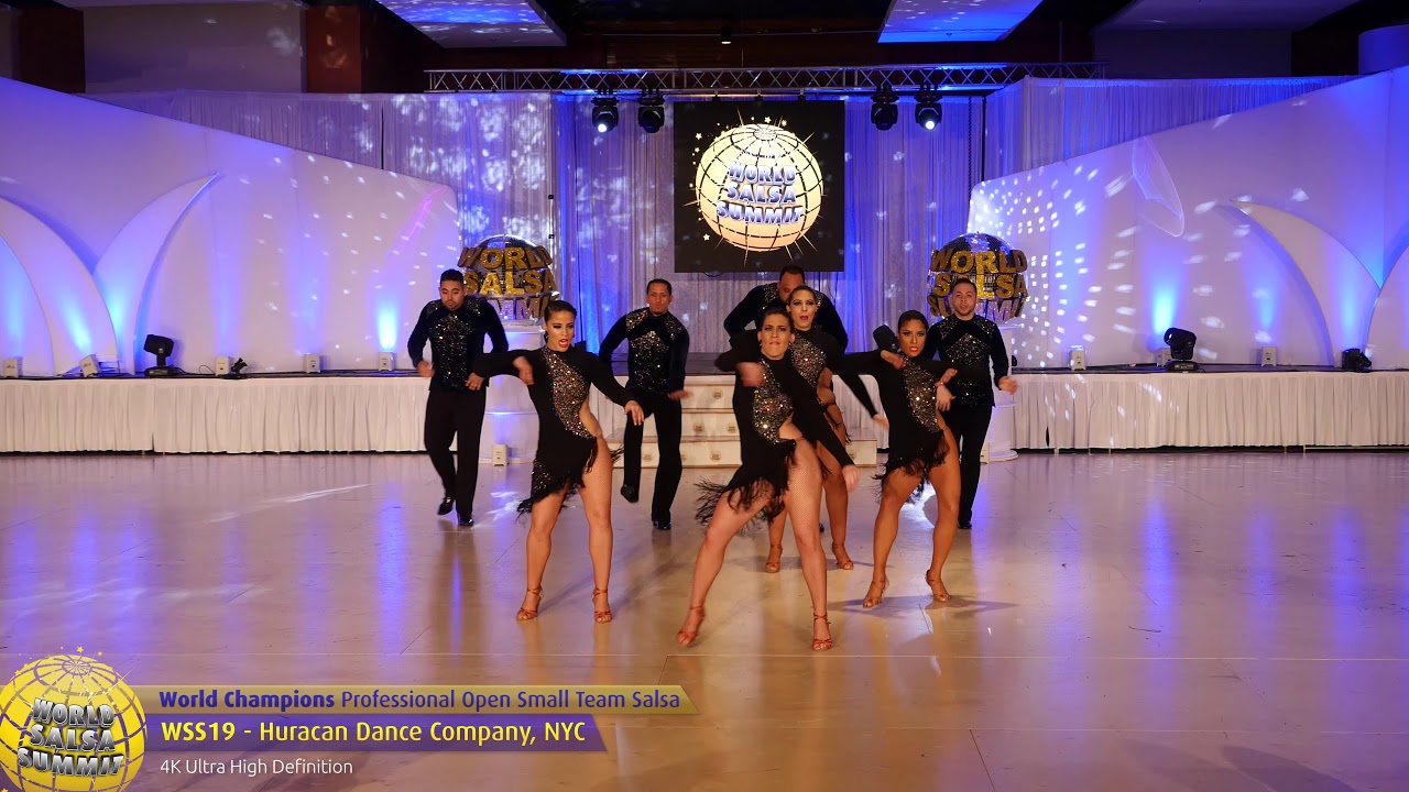 WSS19 - Huracan Dance Company Pro Open Small Team Salsa World Champions