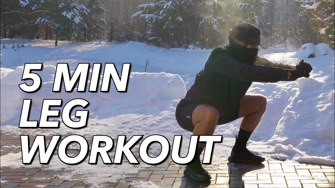 5 Min Leg Workout at Home