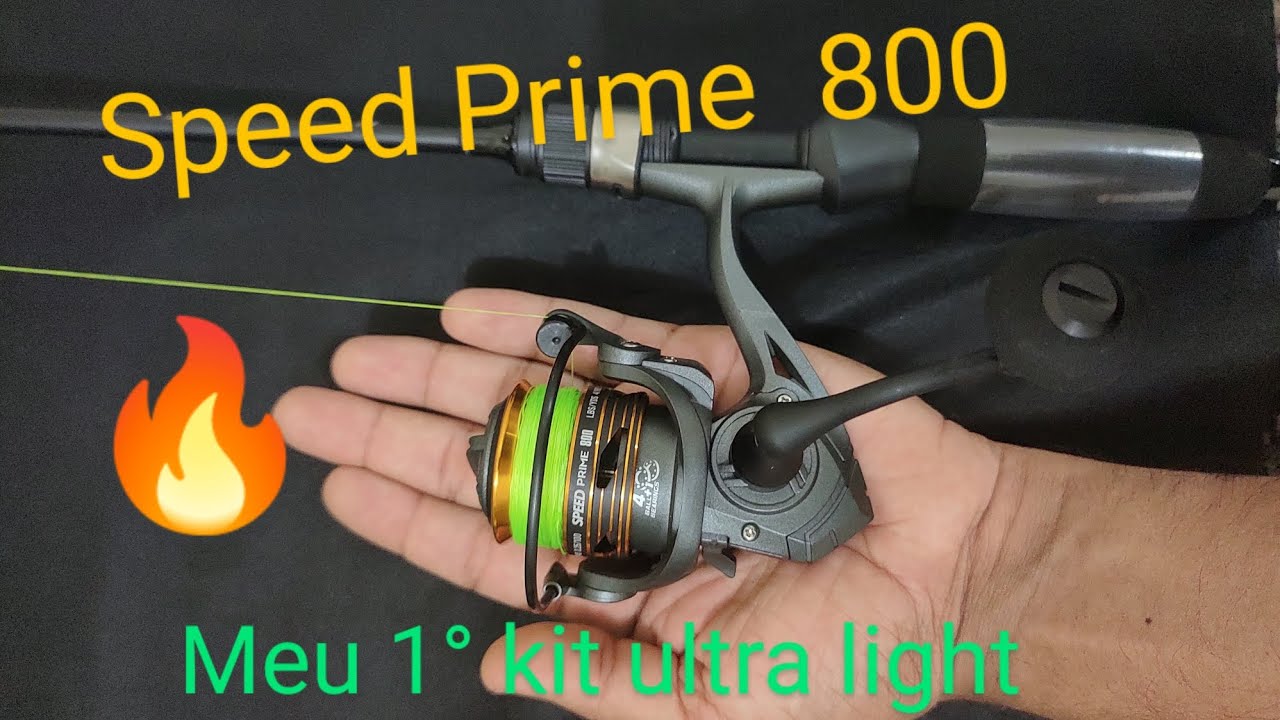 SPEED PRIME 800 🔥🎣  MEU  1° KIT ULTRA LIGHT 🔥