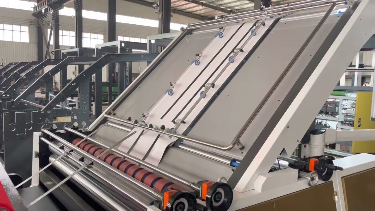 QH-PACK corrugated carton making machinery flute paper laminating machine cardboard laminator