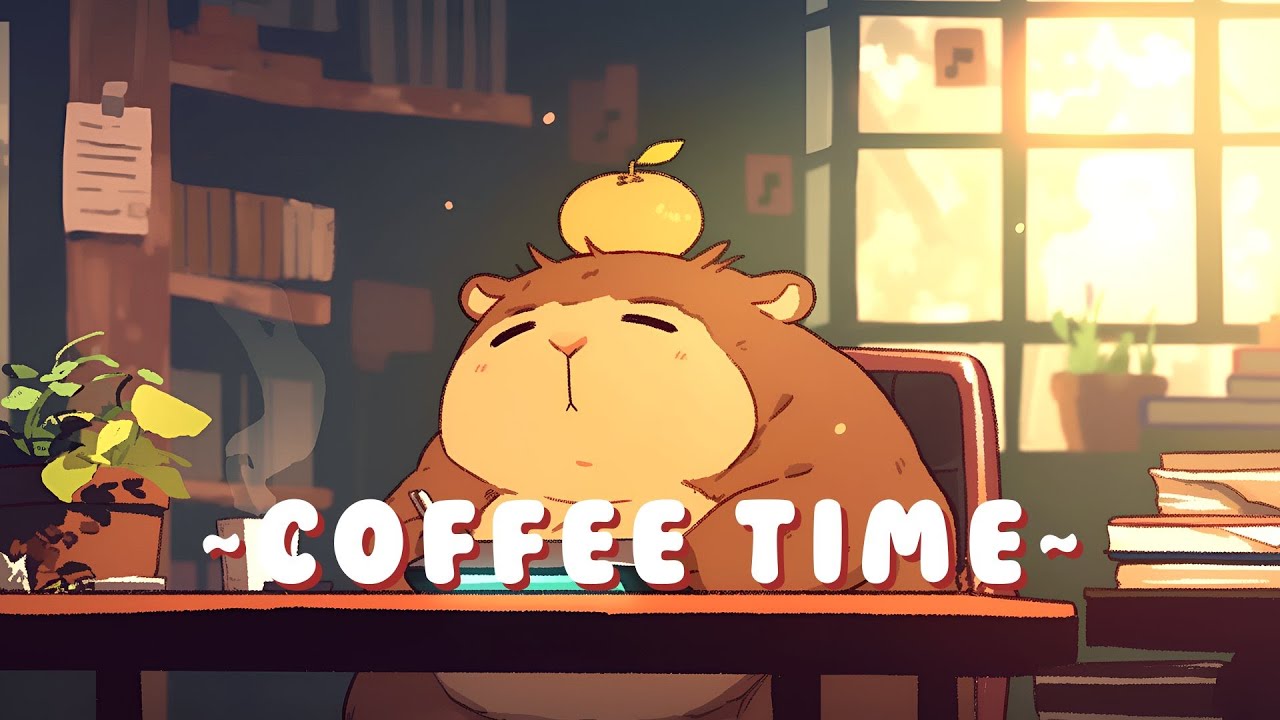 [Full Hour] Capybara Lofi Zone | Chill Jazz Beats to Relax/Study ✨