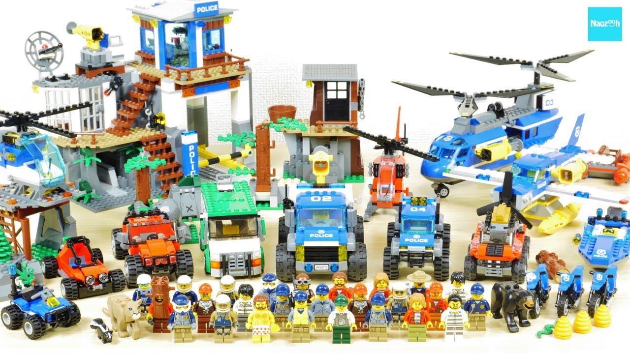 レゴ シティ 2018 山のポリスシリーズ　全7種  ／ LEGO City Mountain Police Series, All Sets Build & Review