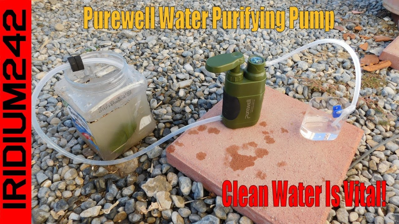 Purewell Water Purifying Pump - 0 01 Micron Filter!