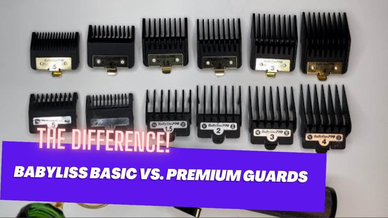 💈 РАЗНИЦА между защитными насадками BaByliss Pro PREMIUM и стандартными защитными насадками для триммера FX Barberology
