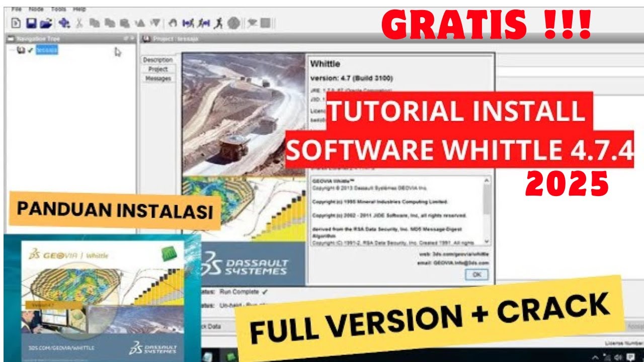 Cara Install Whittle 4.7.4 dengan Benar | Software Mine Planning | Mudah & Anti Error