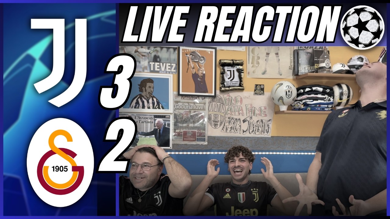💔 COPPA MALEDETTA… JUVENTUS - GALATASARAY 3-2 | LIVE REACTION TIFOSI JUVENTINI 