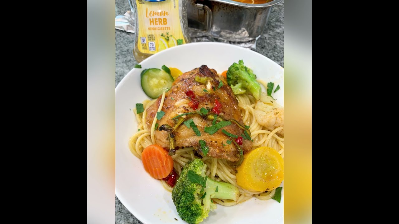 Braised Lemon Herb Chicken
