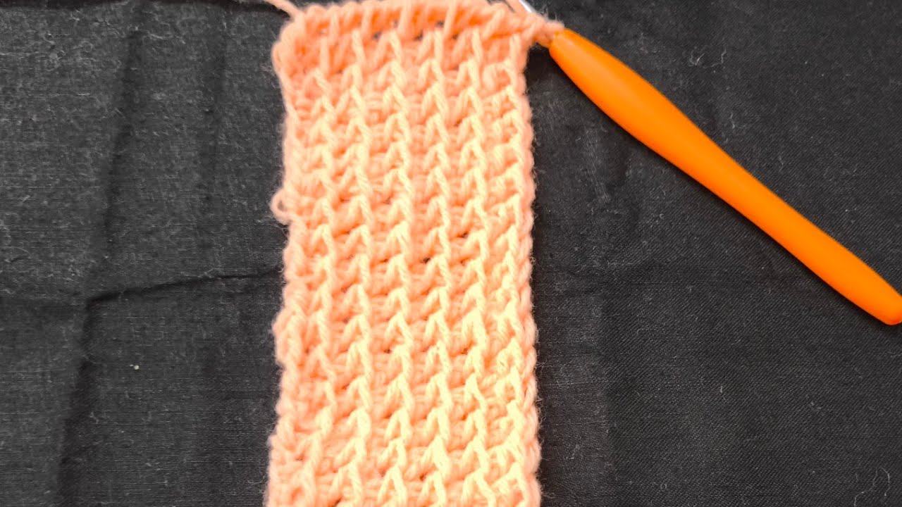 Soni Crafty Corner is live🤗 Very Easy Tunisian crochet pattern🧶🪡 # Tunisian crochet