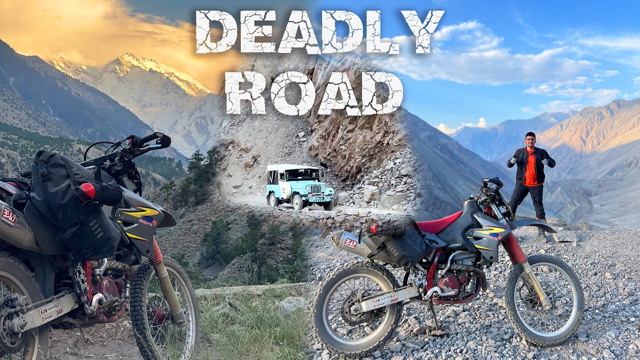 PAKISTAN'S MOST DANGEROUS OFF-ROAD TRACK ON BIKES | FAIRY MEADOWS | SUZUKI DRZ400 | RAW