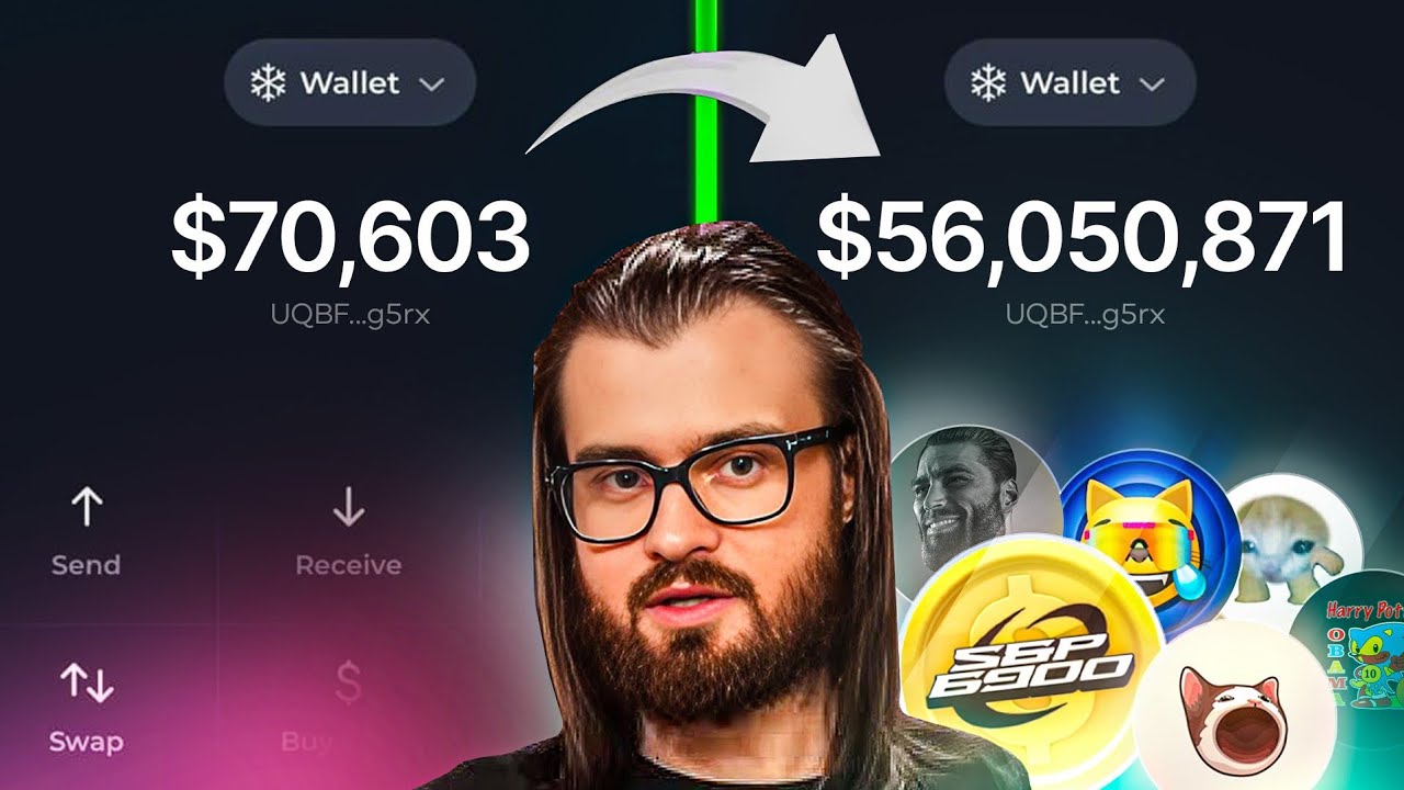 Как он обменял $70 000 на $56 000 000 в мемекоинах [шаг за шагом]