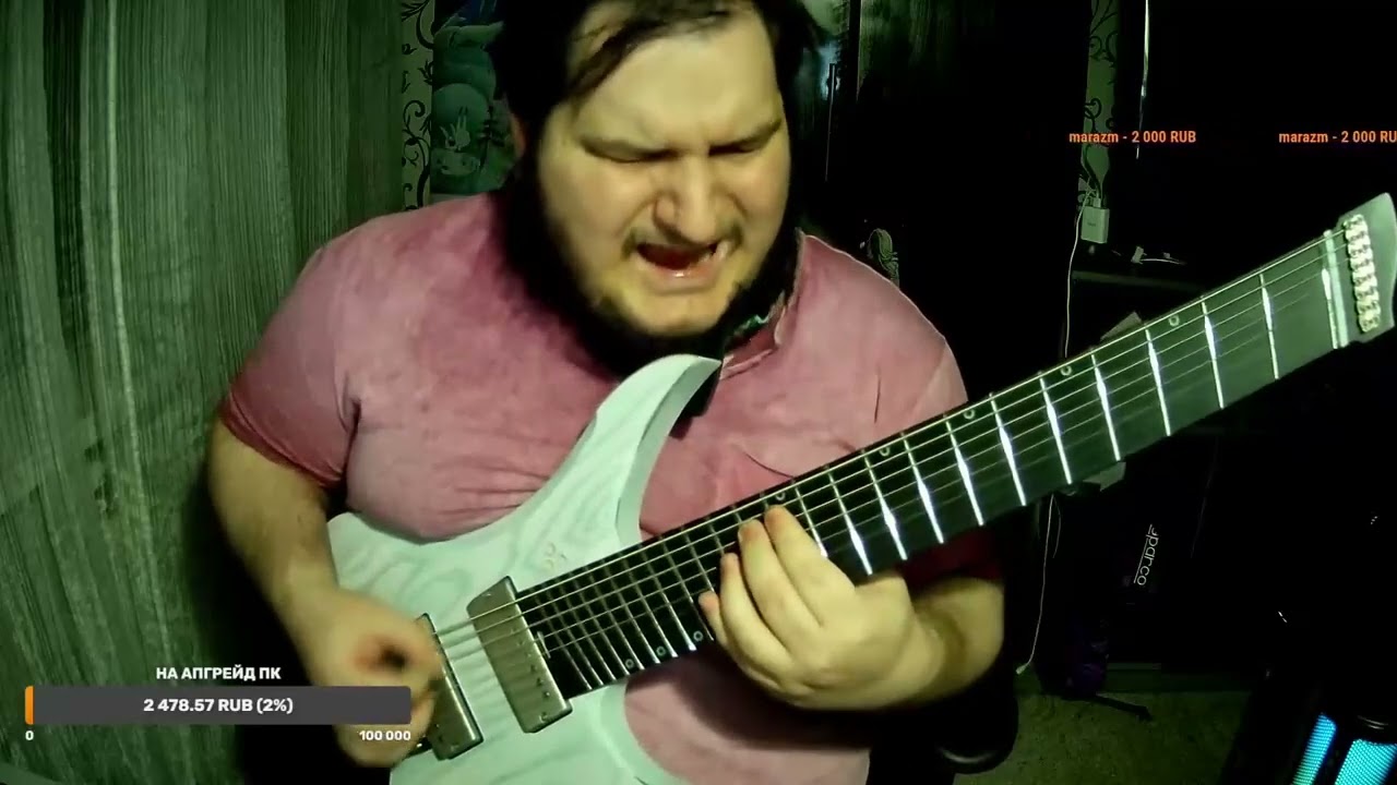 Метал импровиз со стрима на 8 струнке