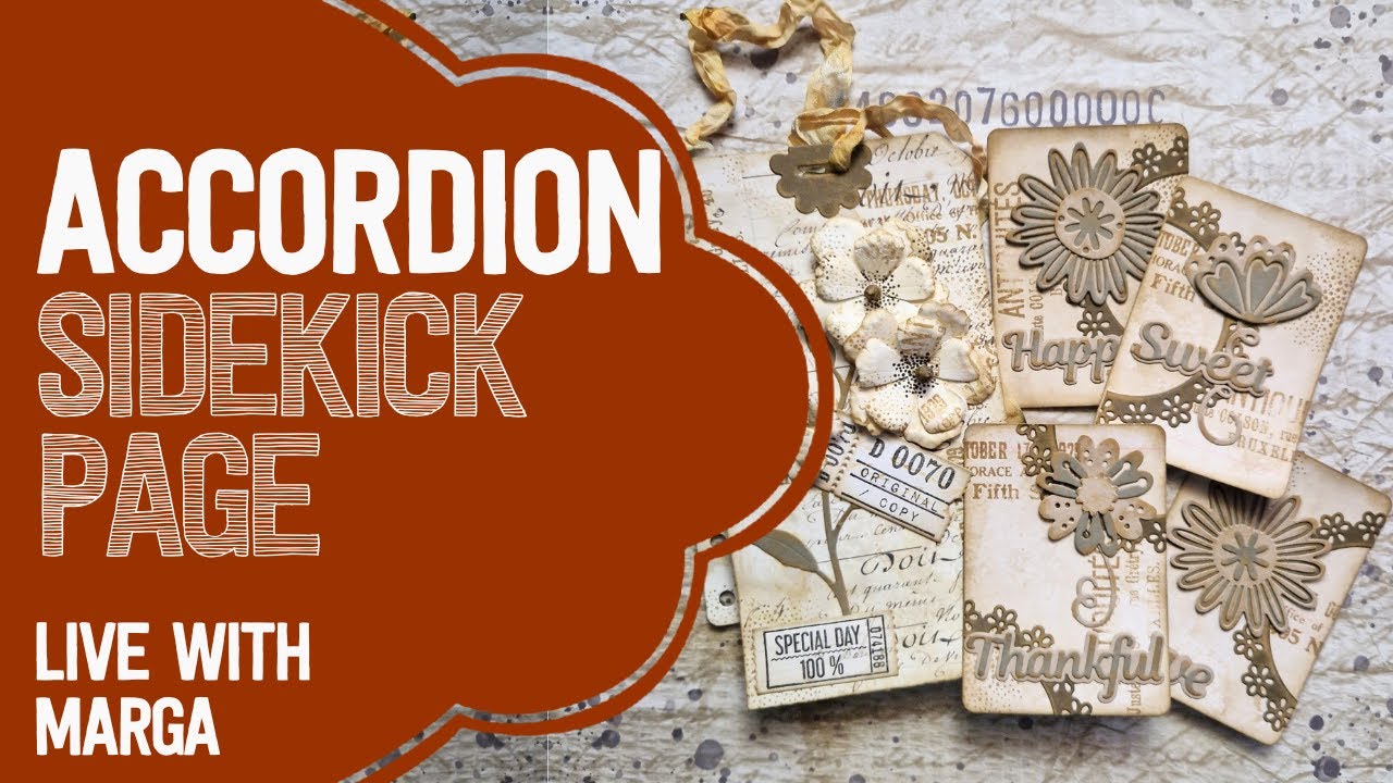 ATC Accordion Folder! | LIVE with Marga