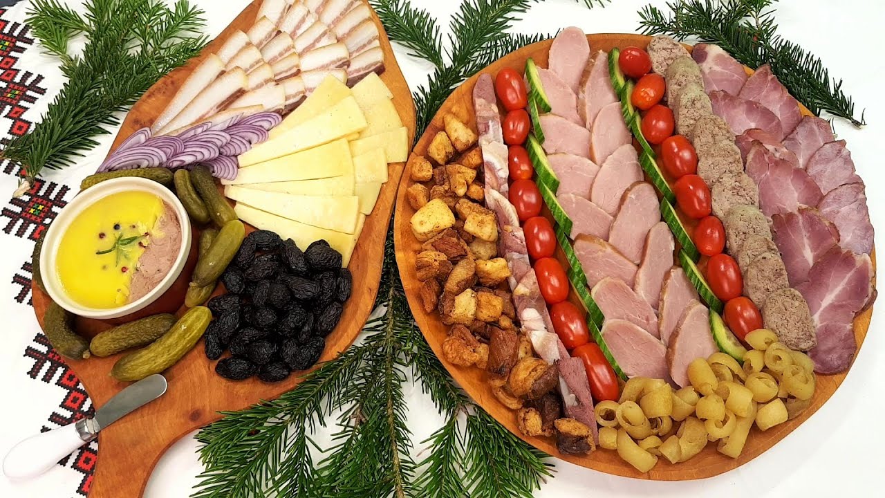 Platouri traditionale cu aperitive pentru Craciun, Revelion sau alte sarbatori