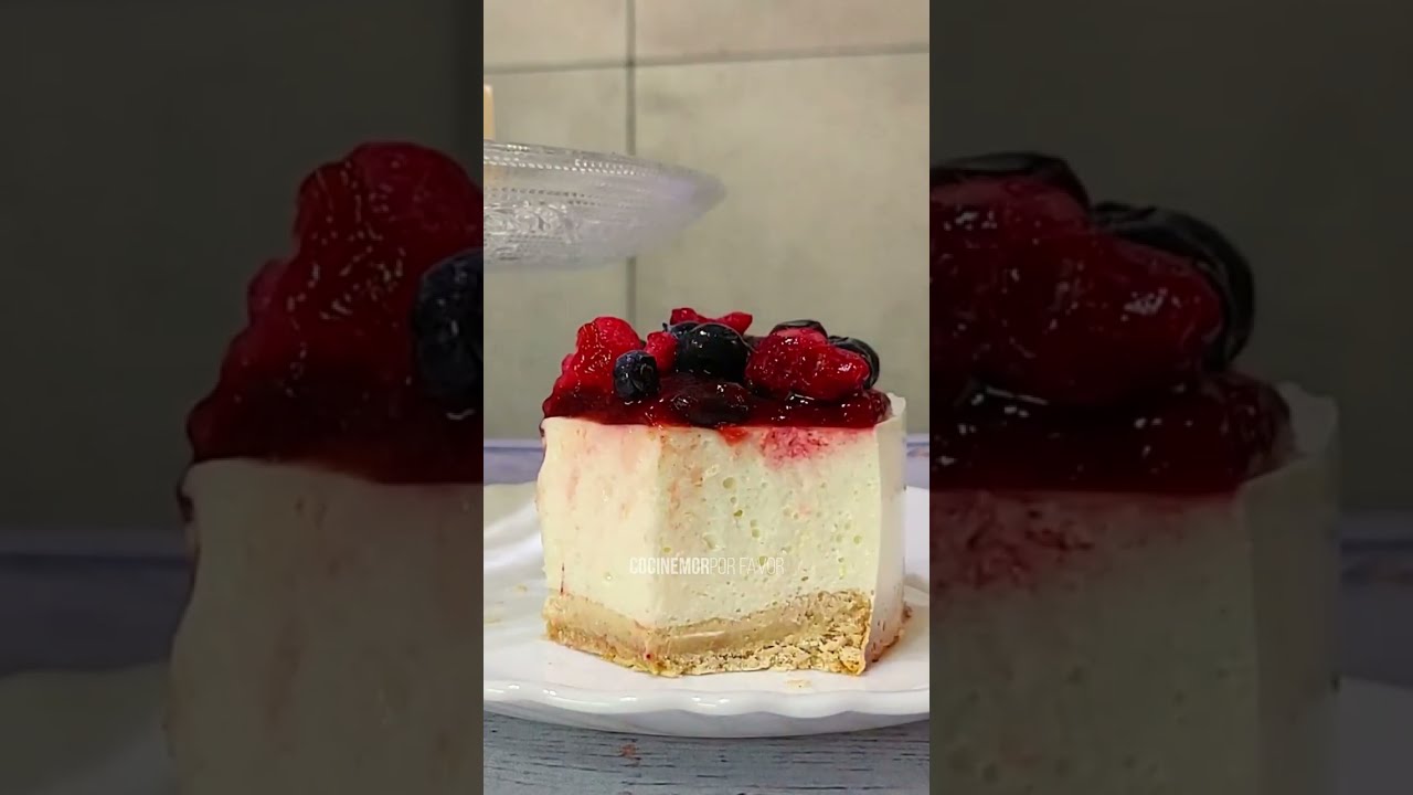 Date un gusto sin dejar de cuidarte 🤝🏻 Tarta de queso sin azúcar ni manteca