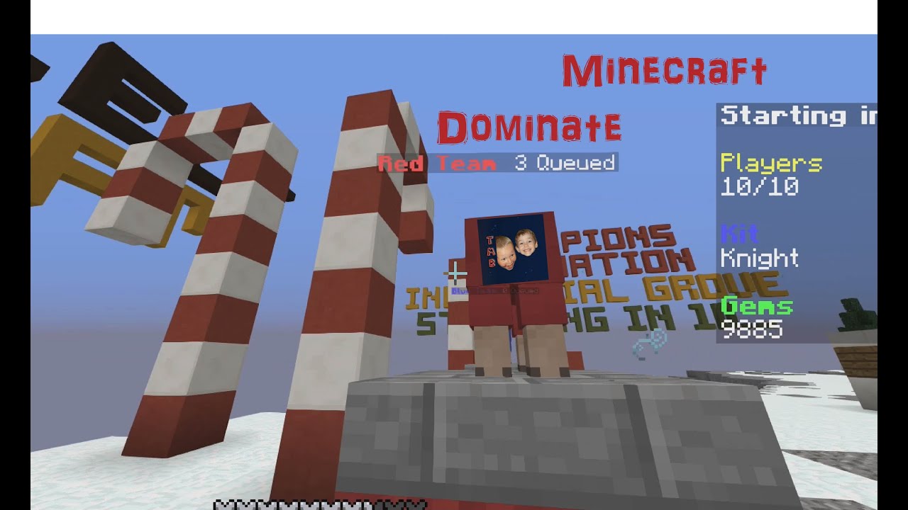 Minecraft Champions Domination w/commentary