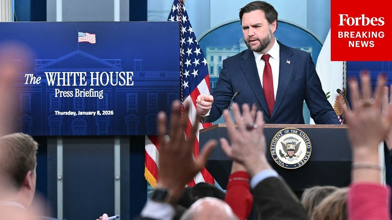 LIVE: Vice President JD Vance Holds White House Press Briefing