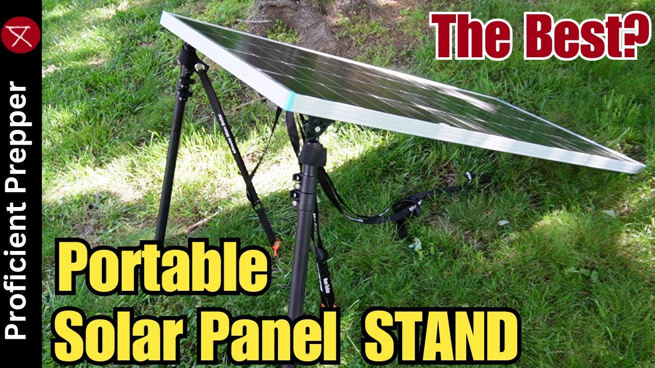 The BEST Portable Solar Panel Stand I've Seen!