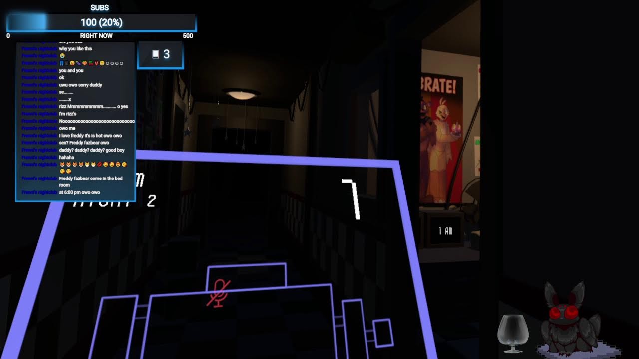 playing vrchat fanf 3 part 2