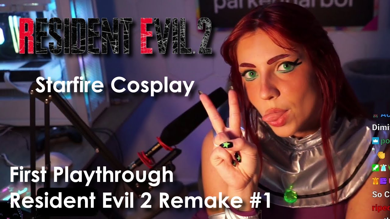 RESIDENT EVIL 2 REMAKE (Part 1) Starfire Cosplay