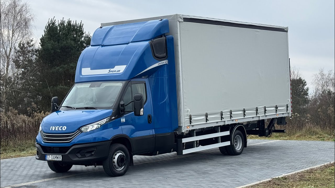 Sprzedam Iveco Daily 2023r Hi-Matic‼️70C21H‼️Winda 1t / Plandeka 15 Palet /Spanie z tyłu Spojtrak XL