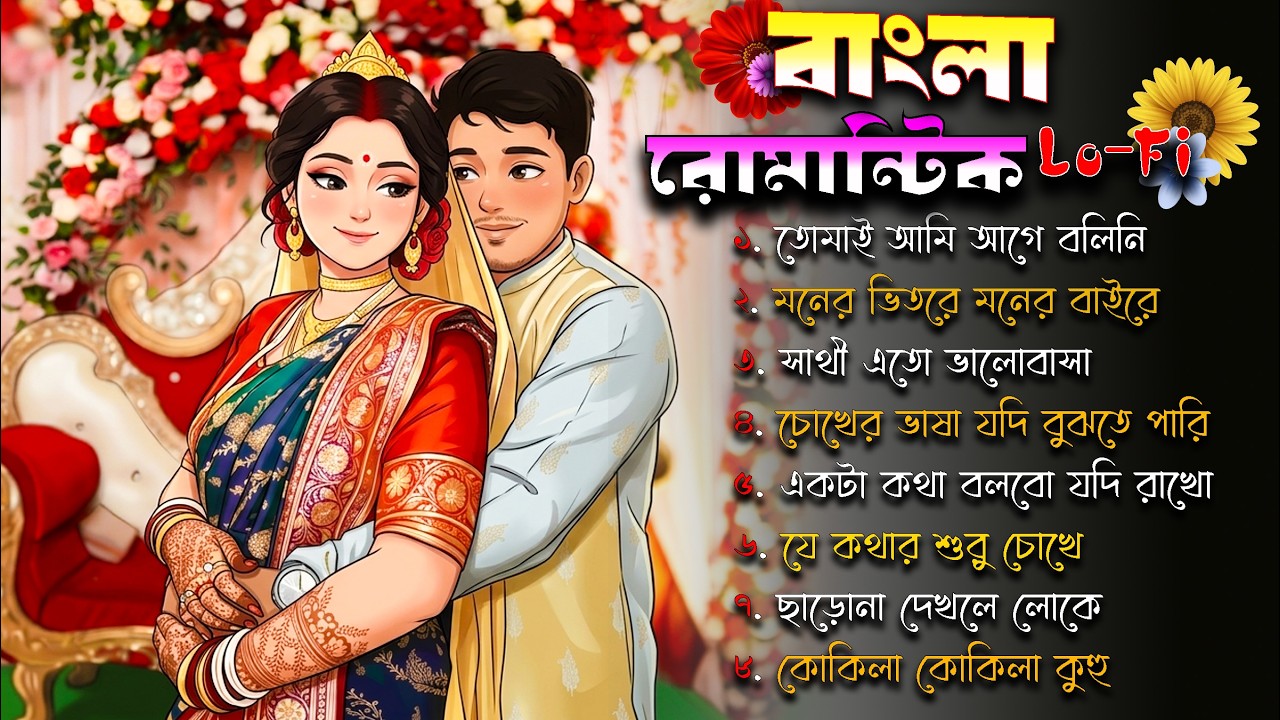Bangla Romantic Lo-Fi Songs 2026 💕 | Bengali Love Jukebox | Relaxing Chill Beats & Study Music