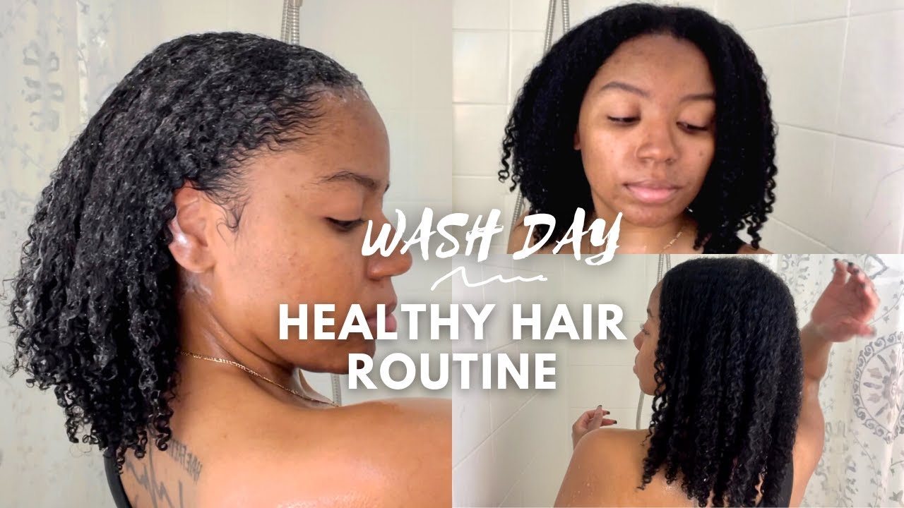 WASH DAY ROUTINE | MOISTURE & STRENGTH BALANCE | STRAIGHT HAIR NATURAL 