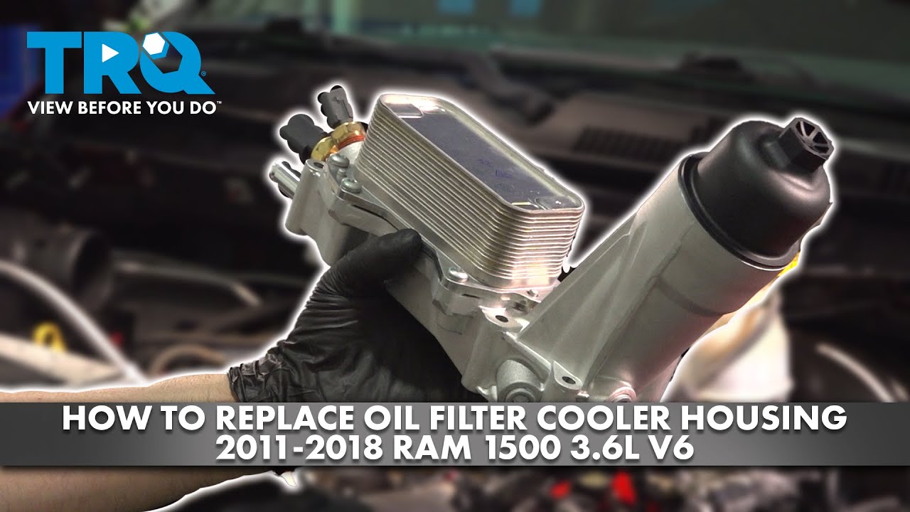 How to Replace Oil Filter Cooler Housing 2011-2018 Ram 1500 3.6L V6