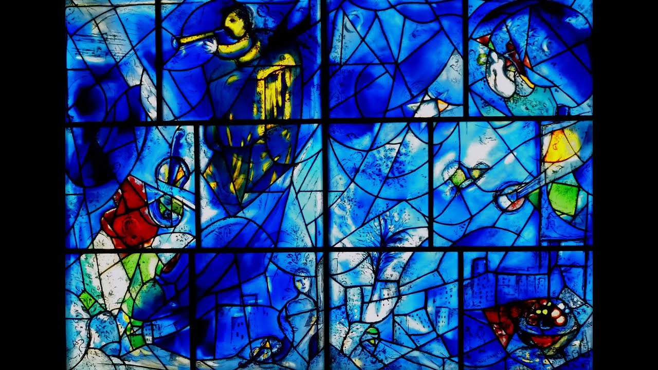 Painting – Music by George Gachechiladze. Marc Chagall, Stained glass