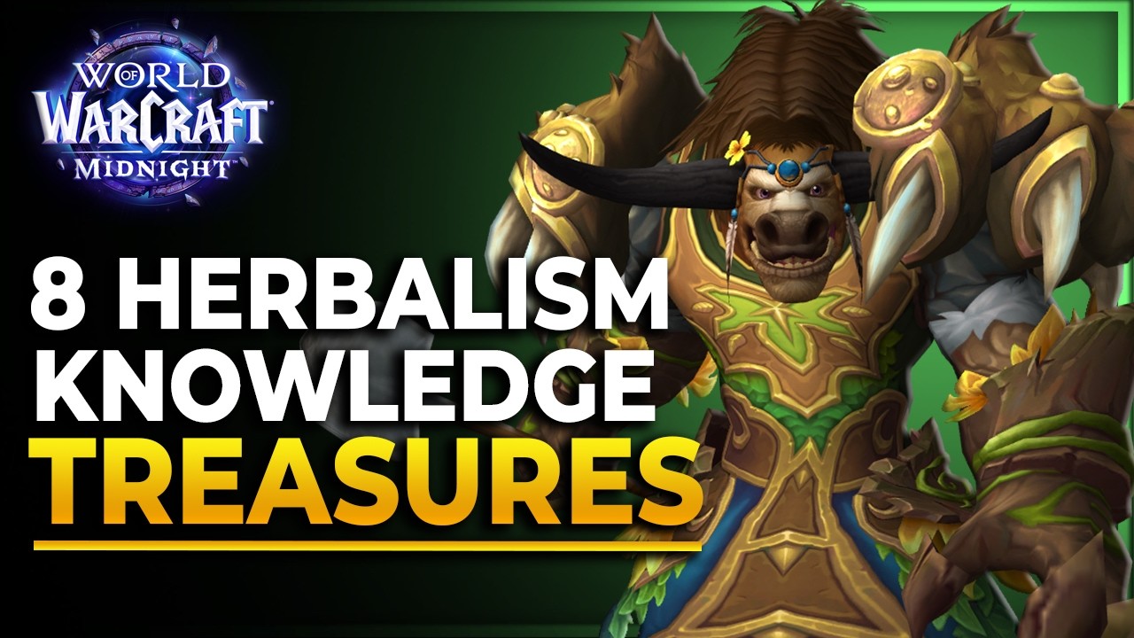 All 8 Herbalism Knowledge Point Locations - WoW Midnight