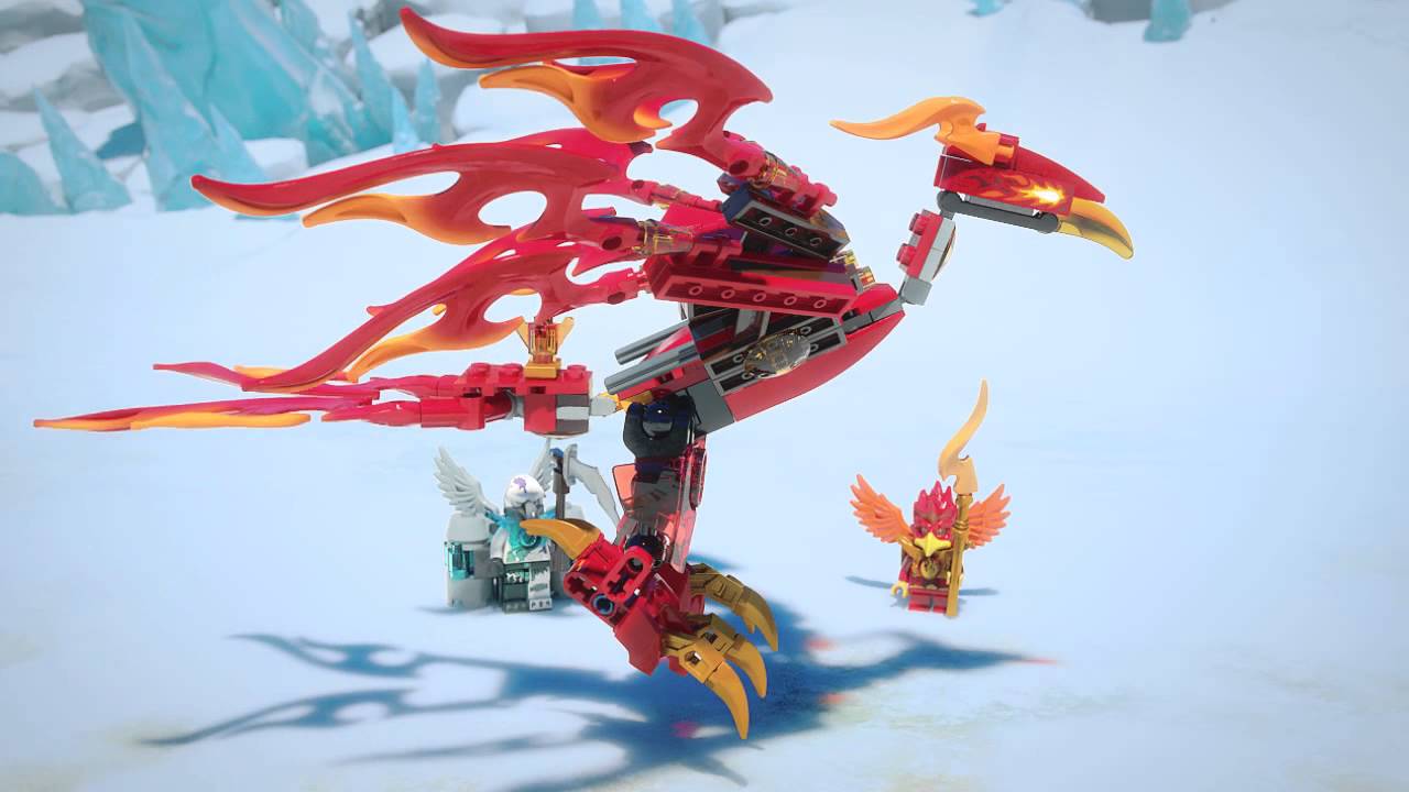 Lego 70221 | Chima | Flinx\s Ultimate Phoenix | 3D Review