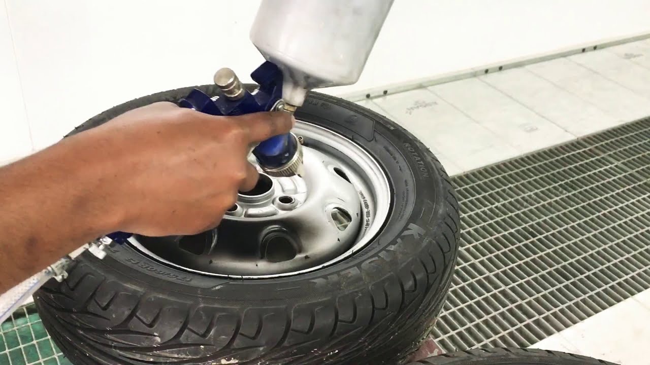 PAINTING BRAND NEW STEEL RIM | MATTE BLACK | KENDA 165/65 R13