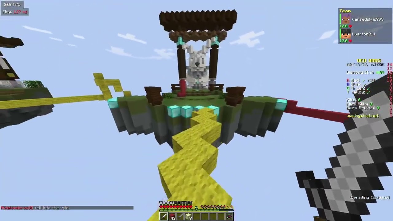 Hypixel Bedwars higlights because I am bored