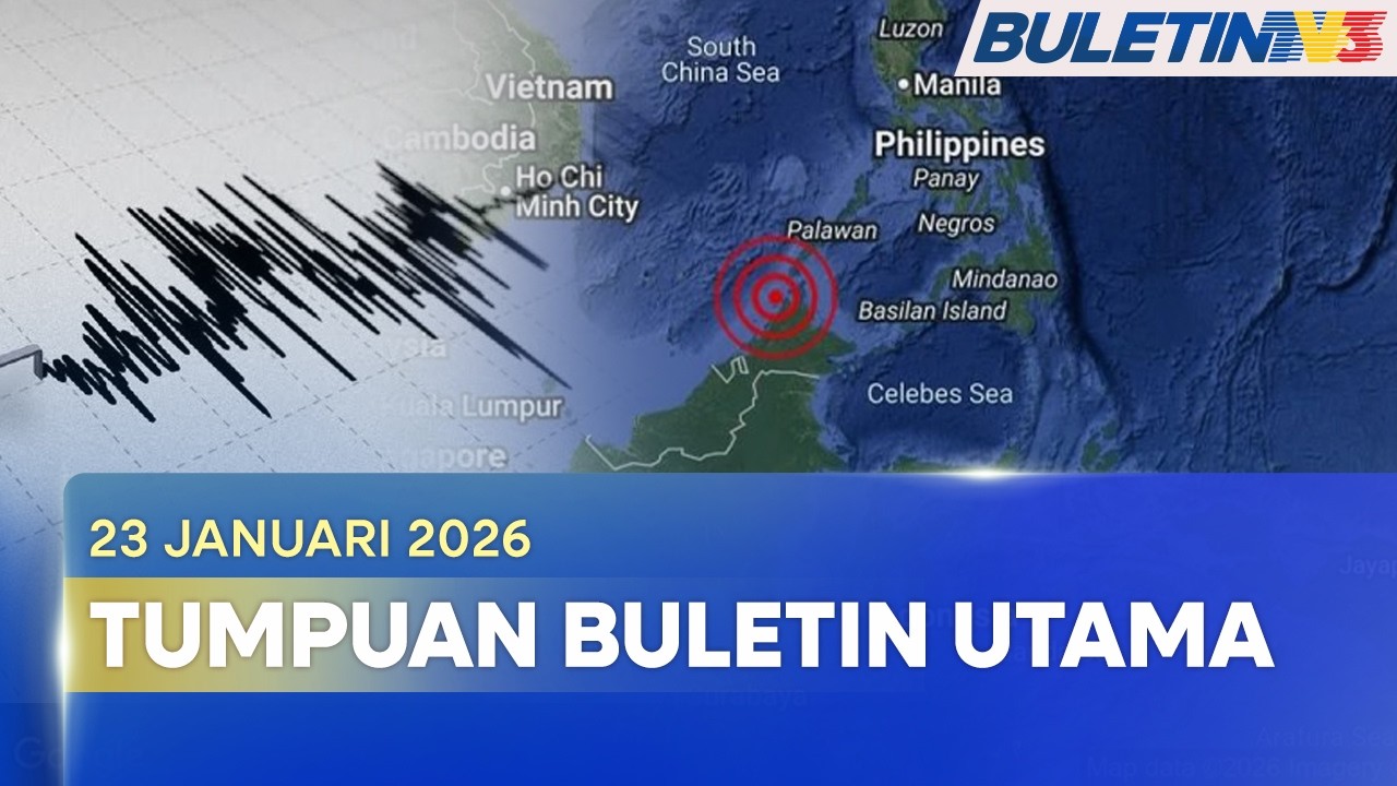 TUMPUAN BULETIN UTAMA | Gegaran 6.8 Magnitud Landa Perairan Kota Kinabalu